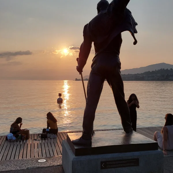 Genfersee Montreux Statue Freddy Mercury