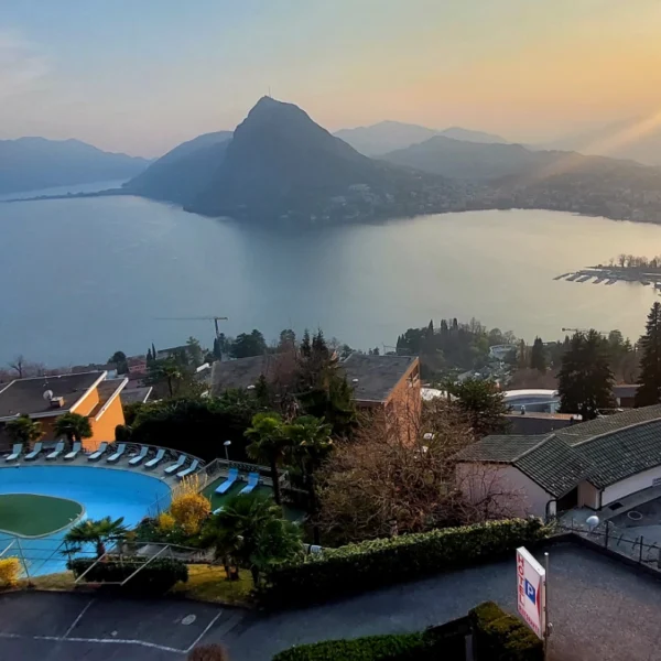 Luganersee vom Monte Bré