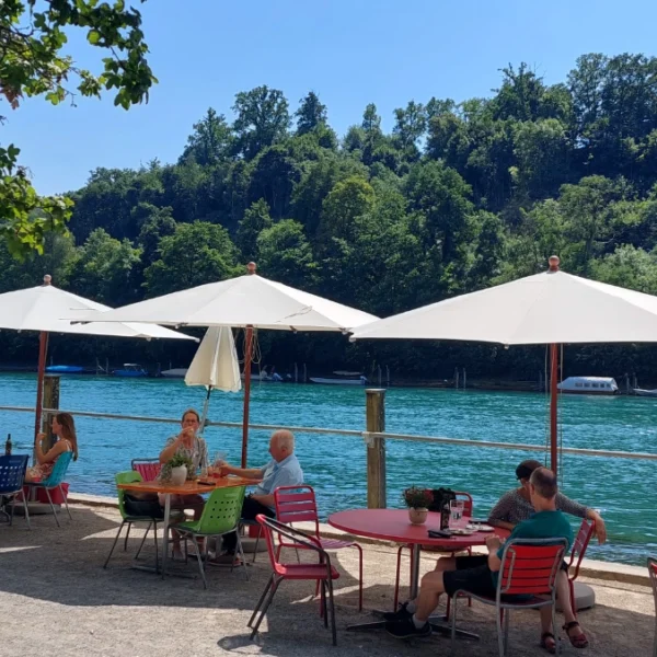 Rhein beim Lindli in Schaffhausen