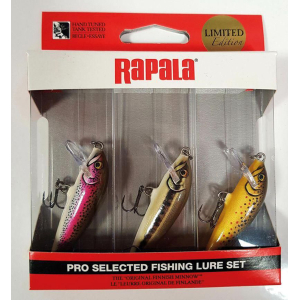 Forellen Set Artistic CD05: 3 Rapala CountDown 5cm Angelköder im Set, ideal zum Forellenangeln.