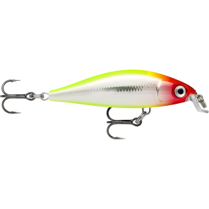 X-Light Minnow 5cm, 4g, FNM05 CLN: Angelköder mit gelbem Kopf, silbernem Körper und rotem Schwanz