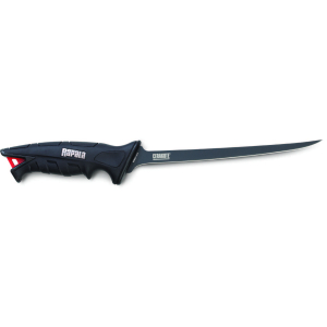 Stealth FXF Filetiermesser Flex, 20cm: Schwarzes Filetiermesser mit flexible Klinge und ergonomischem Griff.
