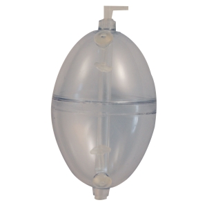 Buldo oval, transparent, 8g