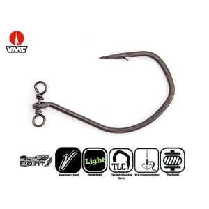 Spinshot DS (7119SH) – Gr. 2 Angelhaken mit Öhr und Widerhaken.