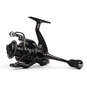 Black Spin 2000, 5+1 Angelrolle in Schwarz.