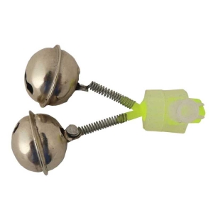 Aalglocke doppelt: Angelglocken mit Clip zur Bissanzeige beim Angeln