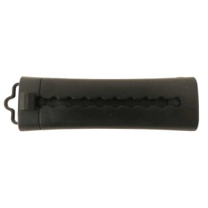 Schwarzer Hakenschärfer mit gewellter Kante und Schlaufe