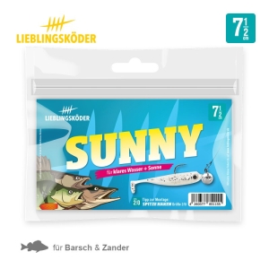 Lieblingköder Sunny 7,5cm: Köderpackung für Barsch und Zander im klaren Wasser.