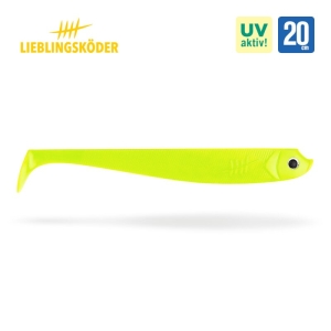 Gelber Lieblingköder Neo 20cm Angelköder.