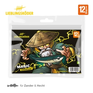 Lieblingsköder Magic 12,5cm: Gummifisch in Sonderfarbe für Zander und Hecht.
