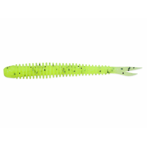 Live Impact 2.5" Electric Chartreuse: Gelber Angelköder mit Gabel-Schwanz