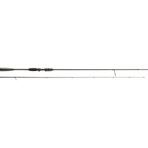 Psycho Stick Angelrute, 2,13m, 7-21g: Zweiteilige Angel mit Carbonfasergriff und schwarzem Finish.