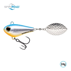 SPINMAD Jigmaster Flipper 24g: Angelköder mit Spinnerblatt, ideal zum Spinnfischen.