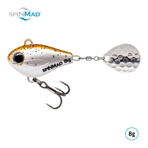 SPINMAD Jigmaster Whisky 8g Angelköder mit Spinnerblatt und Drilling