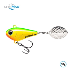 SPINMAD Jigmaster Green Lemon 16g Angelköder mit Spinner