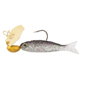 ChatterBait Flashback Mini 3,5g – gold / black: Angelköder mit Spinnerblatt und Haken.