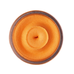 PowerBait Forellenteig Käse Fluo Orange Glitter (Glitter ohne Plastik)