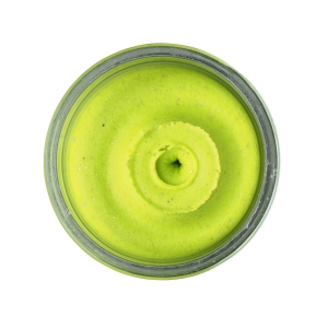 PowerBait Forellenteig mit Glitzer, Knoblauch, Chartreuse (Glitter ohne Plastik)