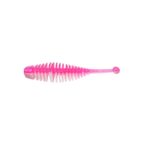 PowerBait Naiad 50mm pink/weiss: Rosa-weißer Angelköder für Raubfische.