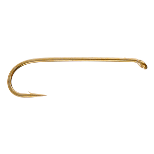 TMC 5263 #4 Fliegenhaken, 20 Stück: Goldener Angelhaken für Fliegenfischen.