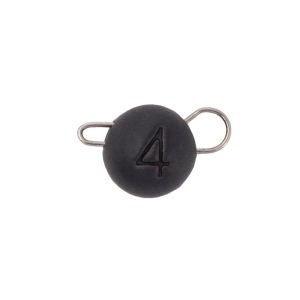 Tungsten Flexible Head schwarz 4g, 3 Stück: Angelzubehör mit flexibler Wolframkopf