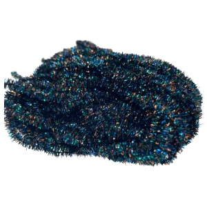 Pfauenfeder synthetisch 2mm, extra klein, blau.