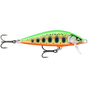 CountDown Elite 7.5cm, 10g, CDE75 GDCY: Grün-orangefarbener Angelköder.