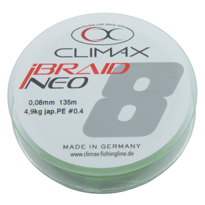 Climax iBraid NEO fluo-chartreuse Angelschnur, 0,08mm, 135m, 4,9kg