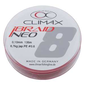 Climax iBraid NEO fluo-rot Angelschnur, 0.10mm, 135m