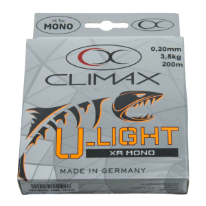 Climax U-Light XFR Mono 200m 0.20mm transparente Angelschnur