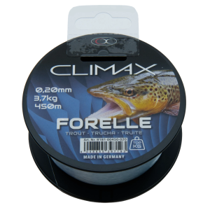 CLIMAX Forelle 450m 0.20mm Zielfisch Forelle hellblau Angelschnur