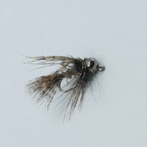 Croston's Spring Brown 14: Fliegenfischerköder mit Perlkopf und brauner Feder