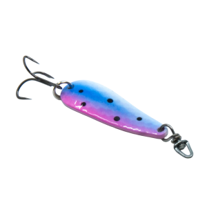 Mozzi Löffel ohne Widerhaken, Grösse 1, 9g, Regenbogen-Angelköder mit Haken.