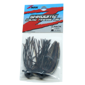 ShroomZ Micro Finesse Jig, 5,25g, Moccasin Craw: Packung mit zwei Angelködern für feines Fischen.