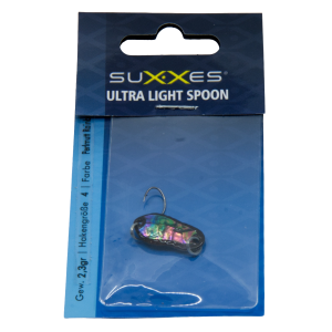 SUXXES Ultralight Spoon Perlmutt, 2.3g, Regenbogen-Angelköder