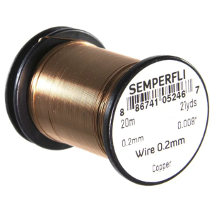 Draht 0.2mm, Kupfer, 20m: Rolle Kupferdraht für Bastelarbeiten und Schmuckherstellung.
