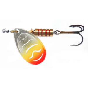 Tondo Arctic Char N°1, 3g: Spinner-Köder mit Drillingshaken ohne Widerhaken für Angler
