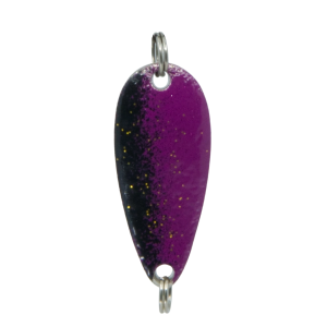 Swing heavy Gr.2 Schwarz Violett Glizzer: Angelköder, 7.5g, 3.5cm, schwarz-violett mit Glitzer