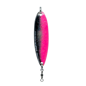 Wave Gr.3, 15g, 7cm, Schwarz Fluo Pink, Glizzer