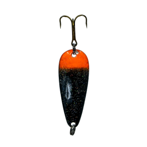 Temptation heavy Cast Gr.4, 15g, 5.5cm, Fluo Orange Schwarz, Glizzer