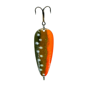 Temptation Cast Gr.5, 16g, 7cm, Braun Fluo Orange, Weisse Punkte, Glizzer