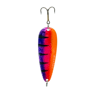 Temptation Cast Gr.6, 20g, 9cm, Violett bis Orange, Schwarze Streifen
