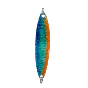 Wave Gr.2, 13g, 8cm, Blau bis Orange, Glizzer