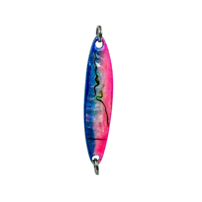 Perlmut Wave Gr.2, 13g, 8cm, Blau Pink
