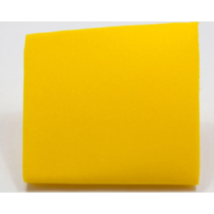 Polycelon, gelb, 2.5mm, 8x9.5cm: Gelbe Polycelon Schaumstoffplatte.