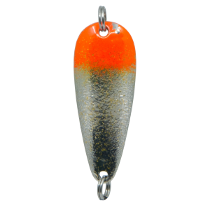Temptation Cast Gr.4 Fluo Orange Silber Glizzer Angelköder, 10g, 5.5cm
