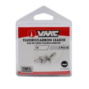 Fluorocarbon Vorfach, 50cm, 0.18mm, 2 Stück