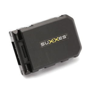 Suxxes Kleinteilebox SPB-3, 10.7x7.4x3cm, schwarze Kunststoffbox für Kleinteile.