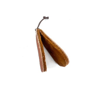 Amadou Fliegentrockner aus Leder mit Schnur