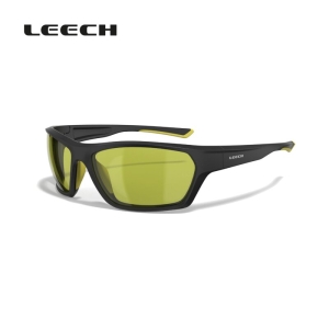 Leech ATW2 Black Polbrille mit gelben Gläsern